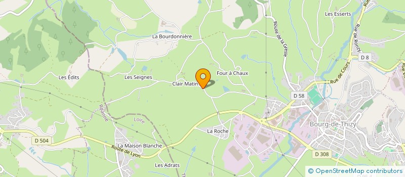 localisation de l'entreprise MONSIEUR WILFRIED PUTHINIER  THIZY-LES-BOURGS