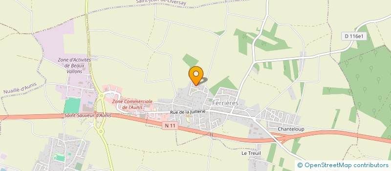 localisation de l'entreprise MONSIEUR WILFRIED RABAUD  MARANS