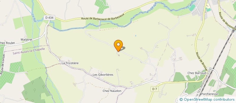 localisation de l'entreprise MONSIEUR WILFRIED RENAUD  COTEAUX-DU-BLANZACAIS