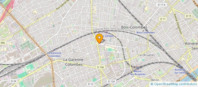 localisation de l'entreprise MONSIEUR WILFRIED RENGASSAMY à LA GARENNE-COLOMBES