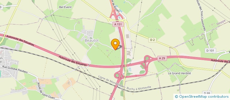 localisation de l'entreprise MONSIEUR WILFRIED RICHARD  BEAUTOT