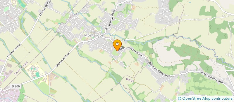 localisation de l'entreprise MONSIEUR WILFRIED ROY à MONTARDON