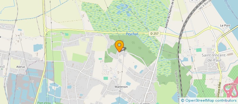 localisation de l'entreprise MONSIEUR WILFRIED SAILLY  AMBARES-ET-LAGRAVE