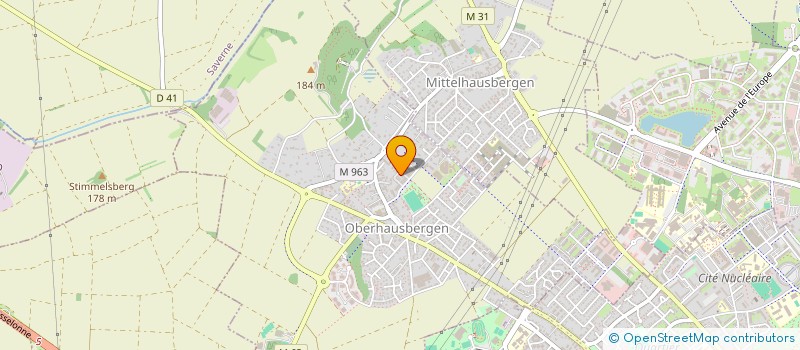 localisation de l'entreprise MONSIEUR WILFRIED SAINT-MARC  NIEDERHAUSBERGEN