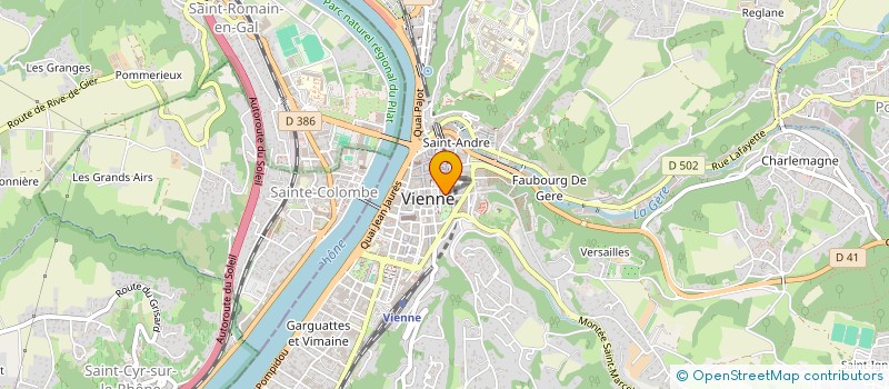 localisation de l'entreprise MONSIEUR WILFRIED SCARAMAL à VIENNE