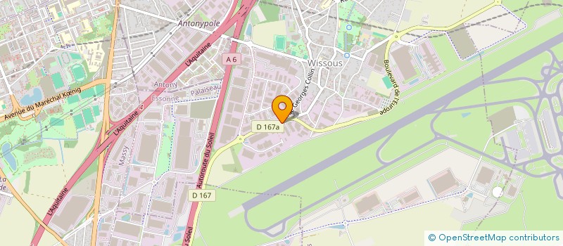 localisation de l'entreprise MONSIEUR WILFRIED SCHEIBLIN  WISSOUS