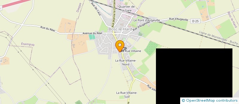 localisation de l'entreprise MONSIEUR WILFRIED SENECAL  BOSC-LE-HARD