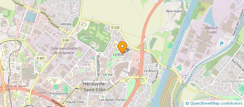 localisation de l'entreprise MONSIEUR WILFRIED SIEFFERT  HEROUVILLE-SAINT-CLAIR