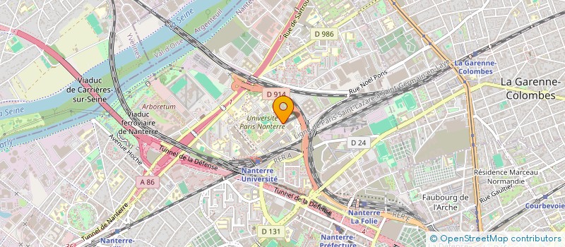 localisation de l'entreprise MONSIEUR WILFRIED SIMOND  NANTERRE