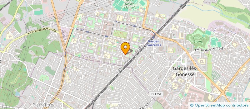 localisation de l'entreprise MONSIEUR WILFRIED SINGH SAHOTA  SARCELLES