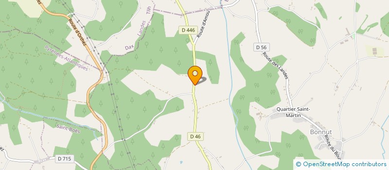 localisation de l'entreprise MONSIEUR WILFRIED SOUDIERE  BONNUT