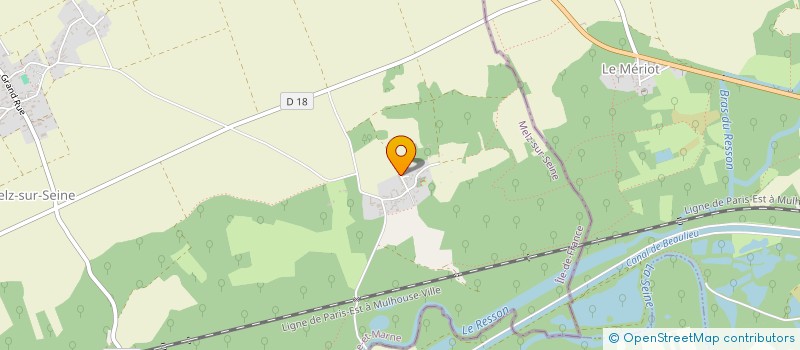 localisation de l'entreprise MONSIEUR WILFRIED STIBLER  MELZ-SUR-SEINE