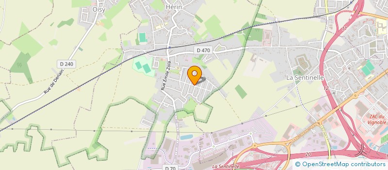 localisation de l'entreprise MONSIEUR WILFRIED TCHAMAKO  AULNOY-LEZ-VALENCIENNES