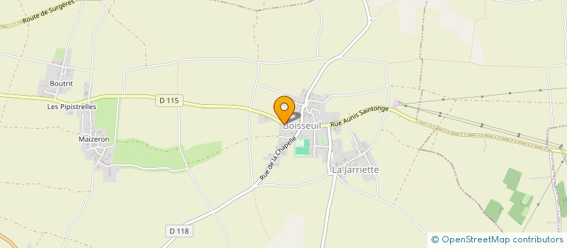 localisation de l'entreprise MONSIEUR WILFRIED TEXIER  SAINT-MARD