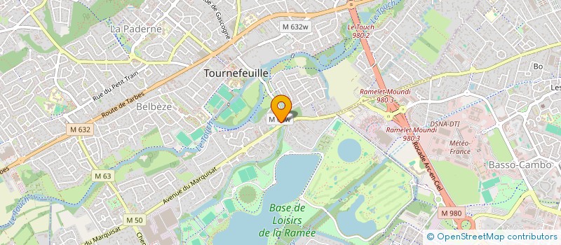 localisation de l'entreprise MONSIEUR WILFRIED TRIAT à TOURNEFEUILLE