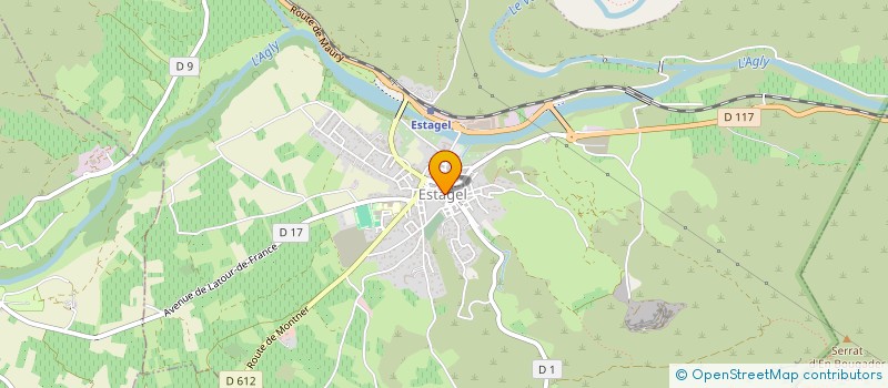 localisation de l'entreprise MONSIEUR WILFRIED VAN CALSTER  ESTAGEL