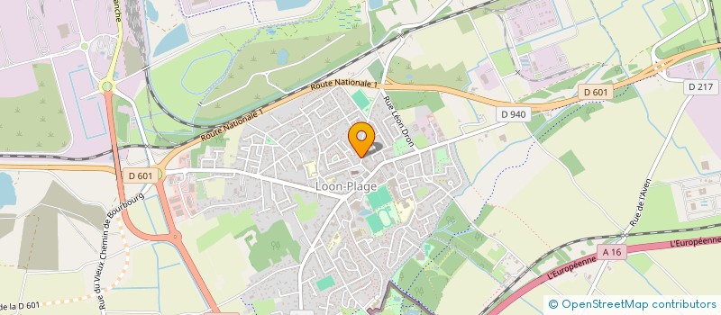 localisation de l'entreprise MONSIEUR WILFRIED VERRIEZ  LOON-PLAGE