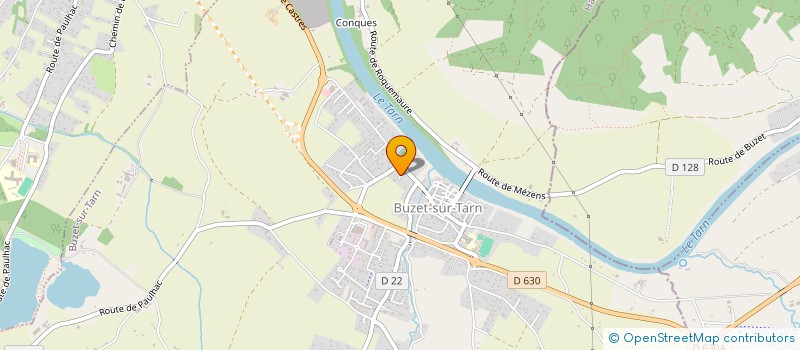 localisation de l'entreprise MONSIEUR WILFRIED VEYRAC  BUZET-SUR-TARN