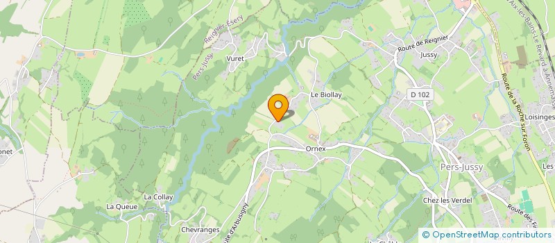 localisation de l'entreprise MONSIEUR WILFRIED WINKLER  PERS-JUSSY