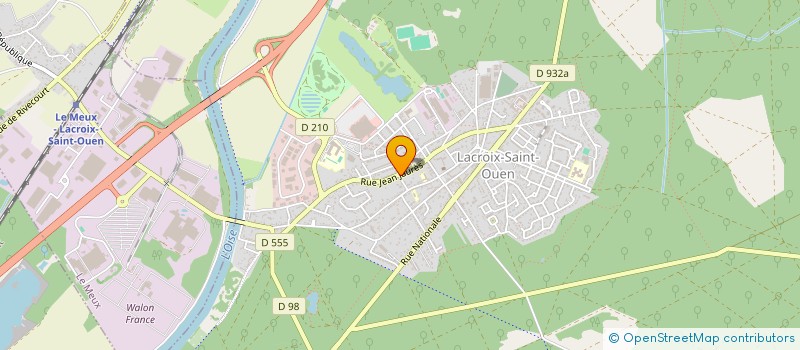 localisation de l'entreprise MONSIEUR WILFRIED WIPLIE  LACROIX-SAINT-OUEN