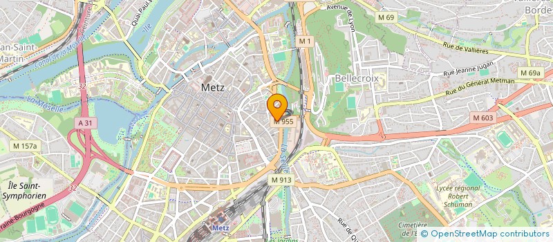 localisation de l'entreprise MONSIEUR WILFRIED ZANELLA  METZ