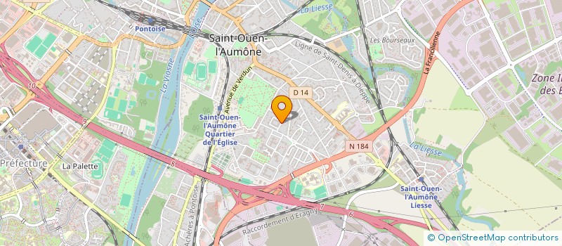 localisation de l'entreprise MONSIEUR WILFRIED ZOZO à SAINT-OUEN-L'AUMONE