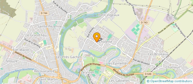 localisation de l'entreprise MONSIEUR WILFRIELD DAGNICOURT  NIORT