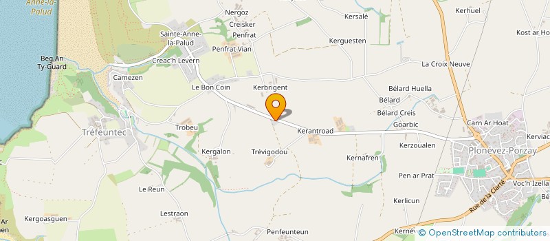 localisation de l'entreprise MONSIEUR WILGO JEAN-PIERRE  PLONEVEZ-PORZAY