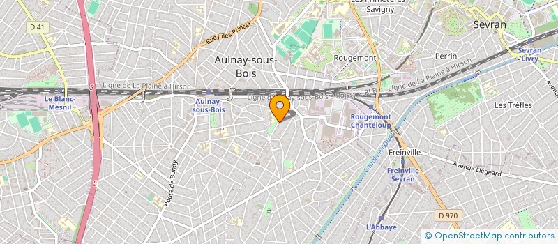 localisation de l'entreprise MONSIEUR WILHAN BENREJDAL à AULNAY-SOUS-BOIS