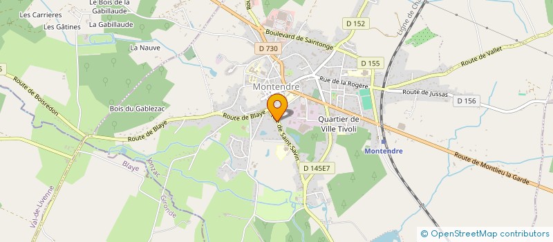 localisation de l'entreprise MONSIEUR WILHELM BLAIS  MONTENDRE