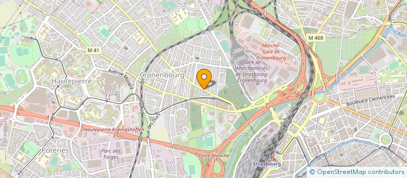 localisation de l'entreprise MONSIEUR WILHELM BUCHHOLZ à STRASBOURG
