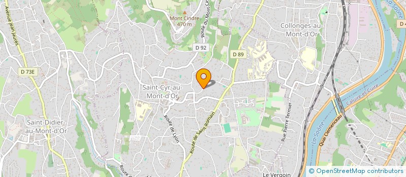 localisation de l'entreprise MONSIEUR WILHELM COPPEY  SAINT-CYR-AU-MONT-D'OR