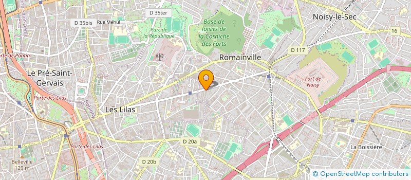 localisation de l'entreprise MONSIEUR WILHELM MARTIN à ROMAINVILLE
