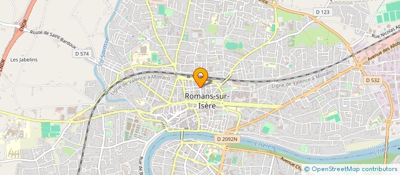 localisation de l'entreprise MONSIEUR WILHELM RONDEAU  ROMANS-SUR-ISERE