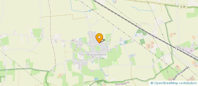 localisation de l'entreprise MONSIEUR WILHELM VANTHUYNE  BUYSSCHEURE