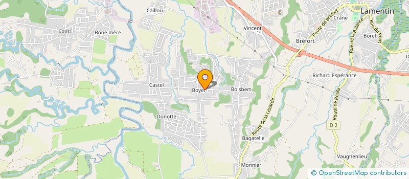 localisation de l'entreprise MONSIEUR WILHEM BELOCIAN  LAMENTIN