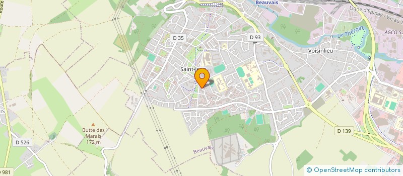 localisation de l'entreprise MONSIEUR WILHEM JOSEPH  BEAUVAIS