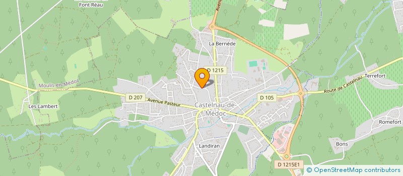 localisation de l'entreprise MONSIEUR WILHEM JOUHANNEAU  CASTELNAU-DE-MEDOC