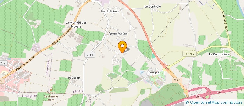 localisation de l'entreprise MONSIEUR WILHEM ROMER  BEZIERS