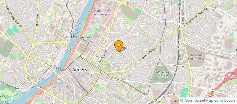 localisation de l'entreprise MONSIEUR WILHFRIED POIRIER à ANGERS