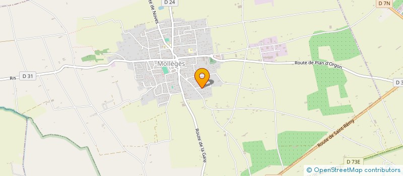 localisation de l'entreprise MONSIEUR WILIAM CANTIN  MOLLEGES