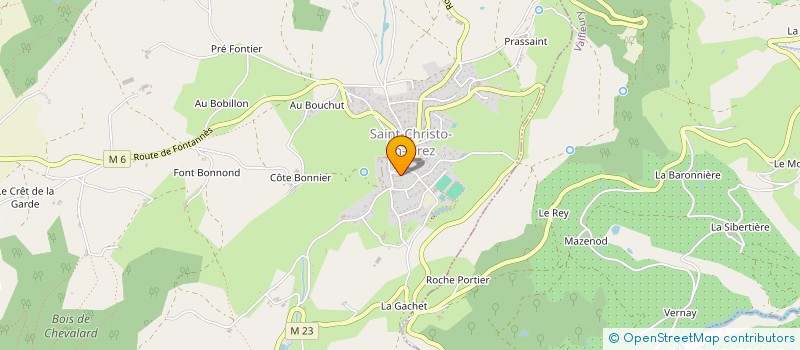 localisation de l'entreprise MONSIEUR WILL ASCHWANDEN  SAINT-CHRISTO-EN-JAREZ