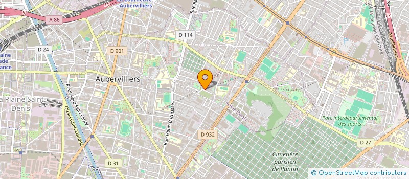 localisation de l'entreprise MONSIEUR WILL JENNY FANTCHO HANGOUA à AUBERVILLIERS