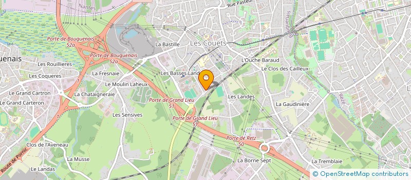 localisation de l'entreprise MONSIEUR WILLEE PONTOIZEAU  BOUGUENAIS