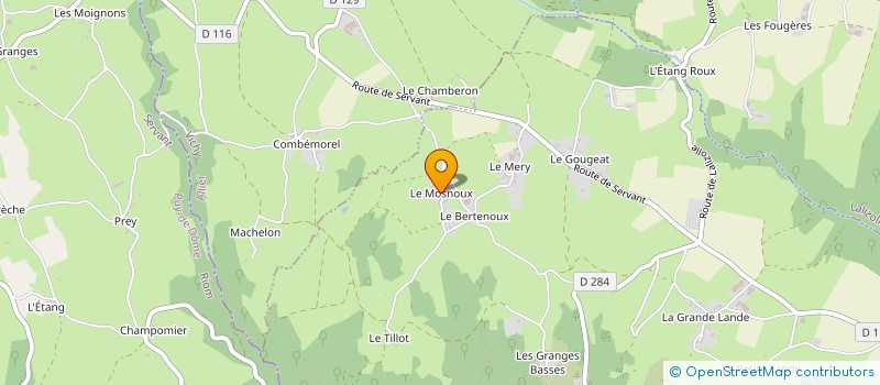localisation de l'entreprise MONSIEUR WILLEM BOUWENS à ARLEUF