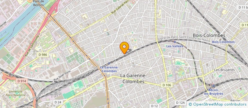 localisation de l'entreprise MONSIEUR WILLEM DAVID à COLOMBES