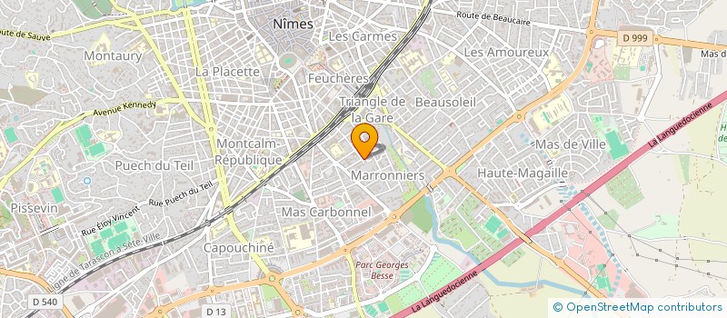 localisation de l'entreprise MONSIEUR WILLEM DE JONG  NIMES