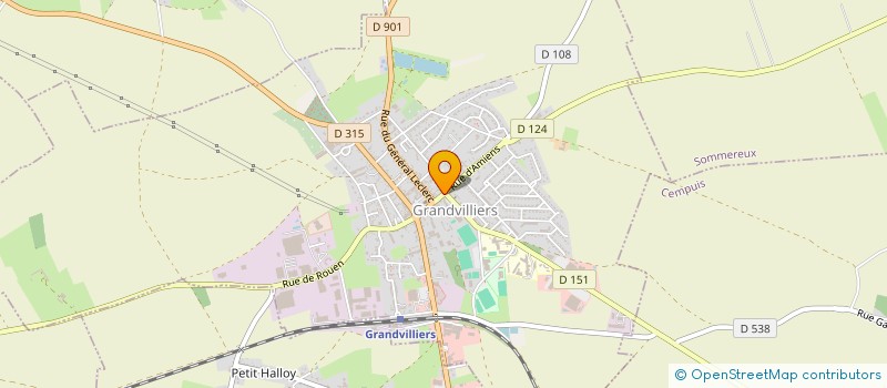 localisation de l'entreprise MONSIEUR WILLEM DOUROUGIE  GRANDVILLIERS