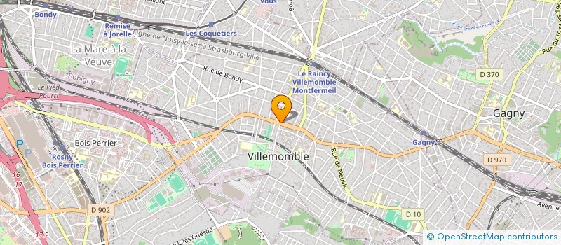 localisation de l'entreprise MONSIEUR WILLEM MIMOUNE  VILLEMOMBLE