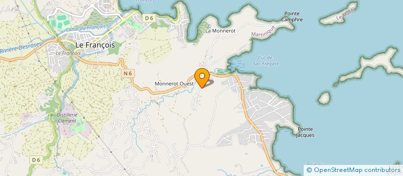 localisation de l'entreprise MONSIEUR WILLEM ROSAMONT  LE FRANCOIS